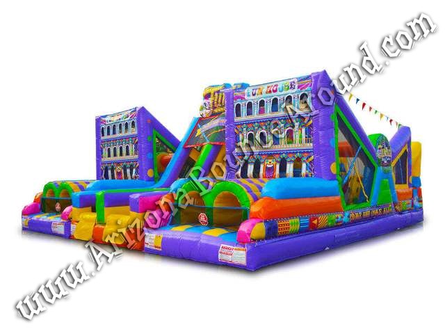 Inflatable Fun House Obstacle Course Rental Chandler AZ